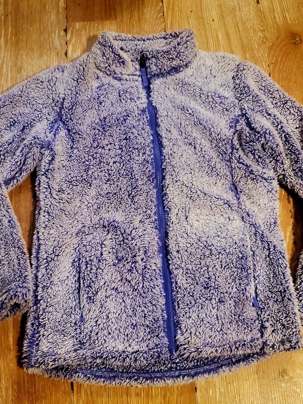 32° II Heat Plush Faux Fur Full‑Zip Fleece Jacket - Lavender